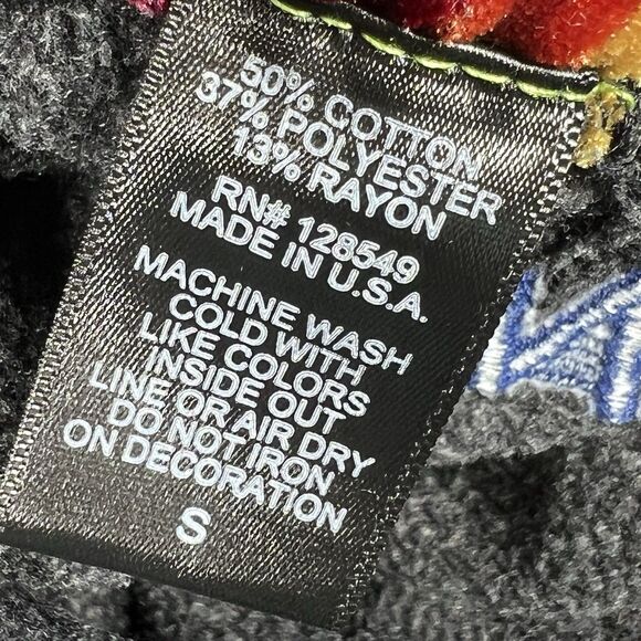 Aviator Nation Sweatpants Joggers 5 Stripe Rainbow Velvet Logo Women’s Small - Picture 12 of 13